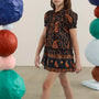 The Kids Drifter Mini Dress in Glen Paisley. 