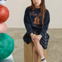 The Kids Heritage Sweatshirt in Midnight Blue.