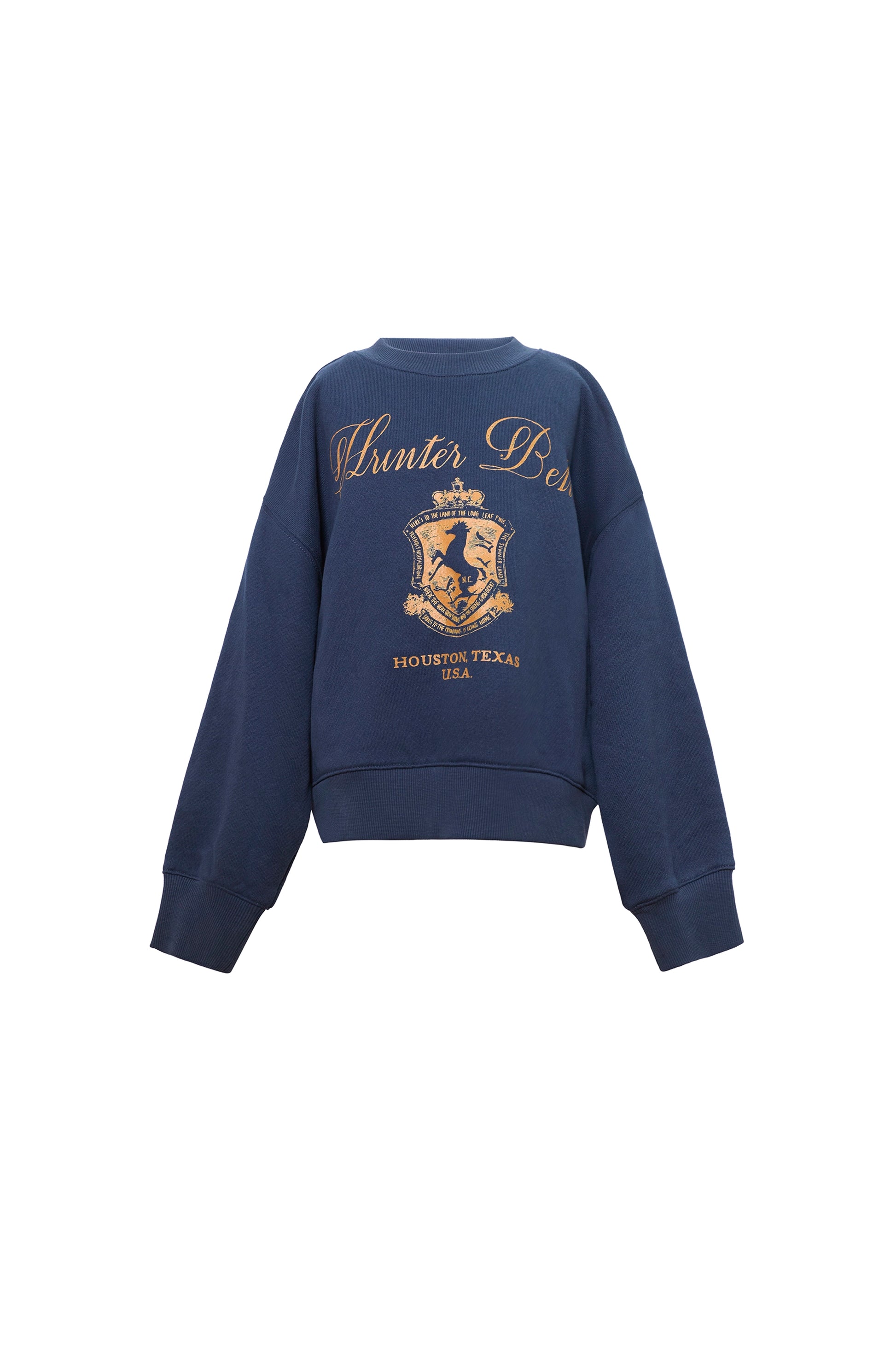 The Kids Heritage Sweatshirt in Midnight Blue. 