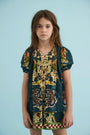 The Kids Jenkins Dress in Birds of a Feather Navy.