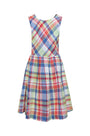 The Kids June Dress in Harbor Club Madras.