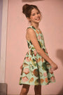 The Kids June Dress in Somers Shell Mint.