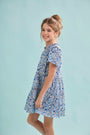 The Kids Merritt Dress in Bermuda Blooms.