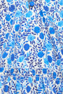 Close up of the Kids Merritt Dress in Bermuda Blooms.
