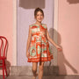 The Kids Piper Dress in Lost at Sea print. 
