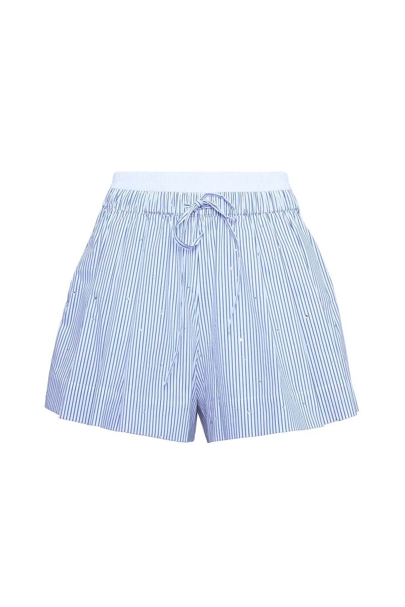 The Kitty Short in Starlight Embellished Stripe.