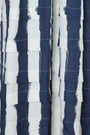 Close up of the Larkin Dress in Lighthouse Stripe Navy.