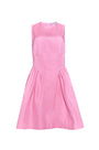 The Layne Dress, linen blend mini dress, in Pink Sand