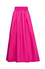 The Avenue Skirt is full-length in stretch taffeta. With a fixed waistband & functional pockets.