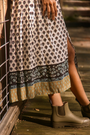 The Dominic Skirt in Thistle & Vine Cream.