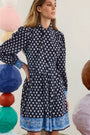 The Lila Dress in Thistle & Vine Blue. 