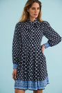 The Lila Dress in Thistle & Vine Blue. 