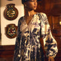 The Lisette Dress in Bermuda Toile.