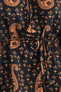 Close up of the Lisette Dress in Glen Paisley.