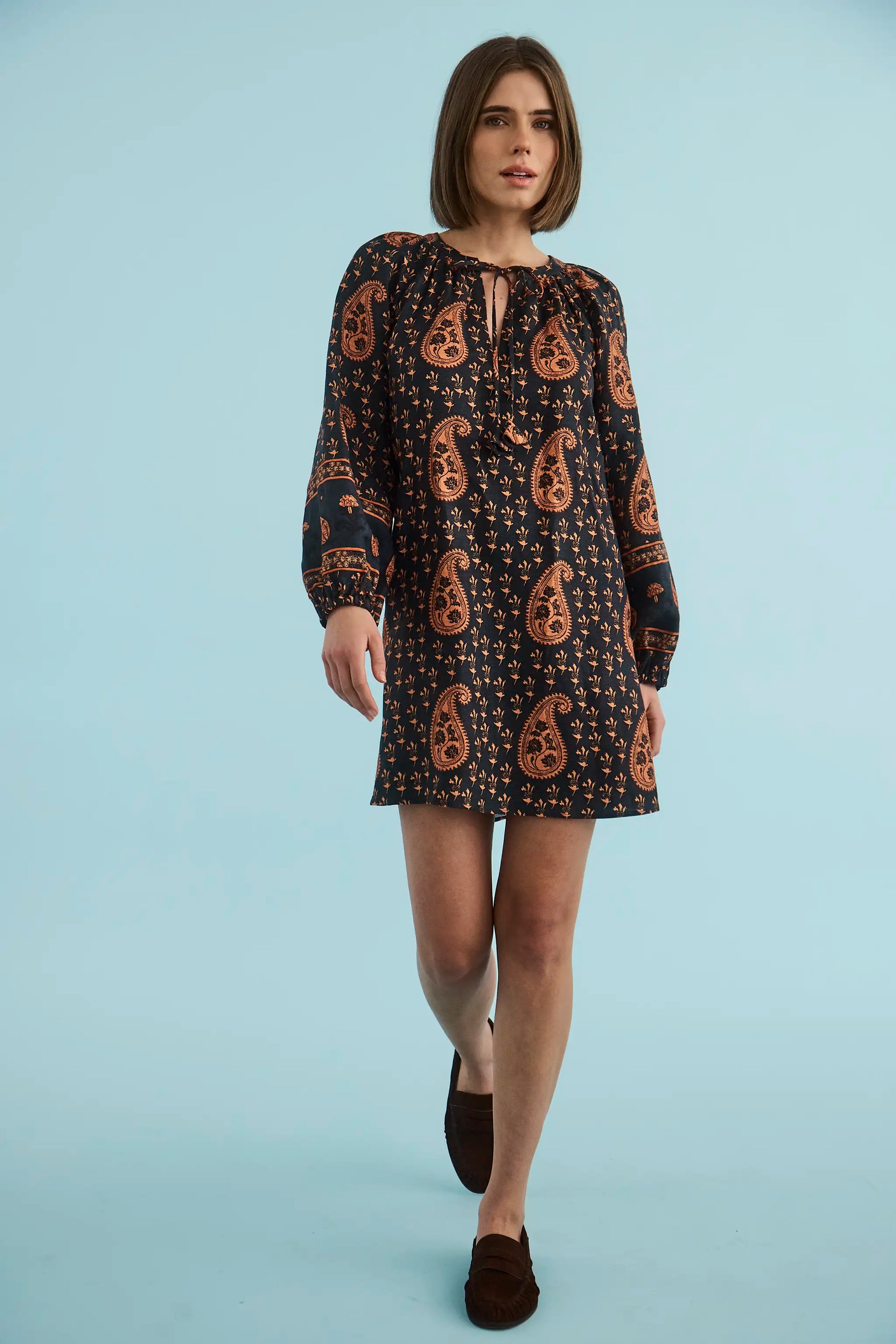 The Lisette Dress in Glen Paisley.