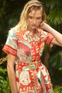 The Liza Dress in Lost at Sea print. 