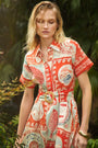 The Liza Dress in Lost at Sea print. 
