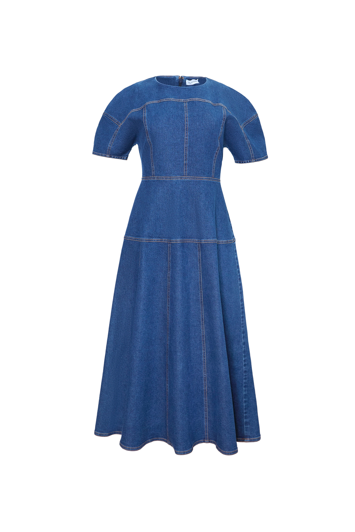 The Loving Dress in Blue Ridge Denim. 