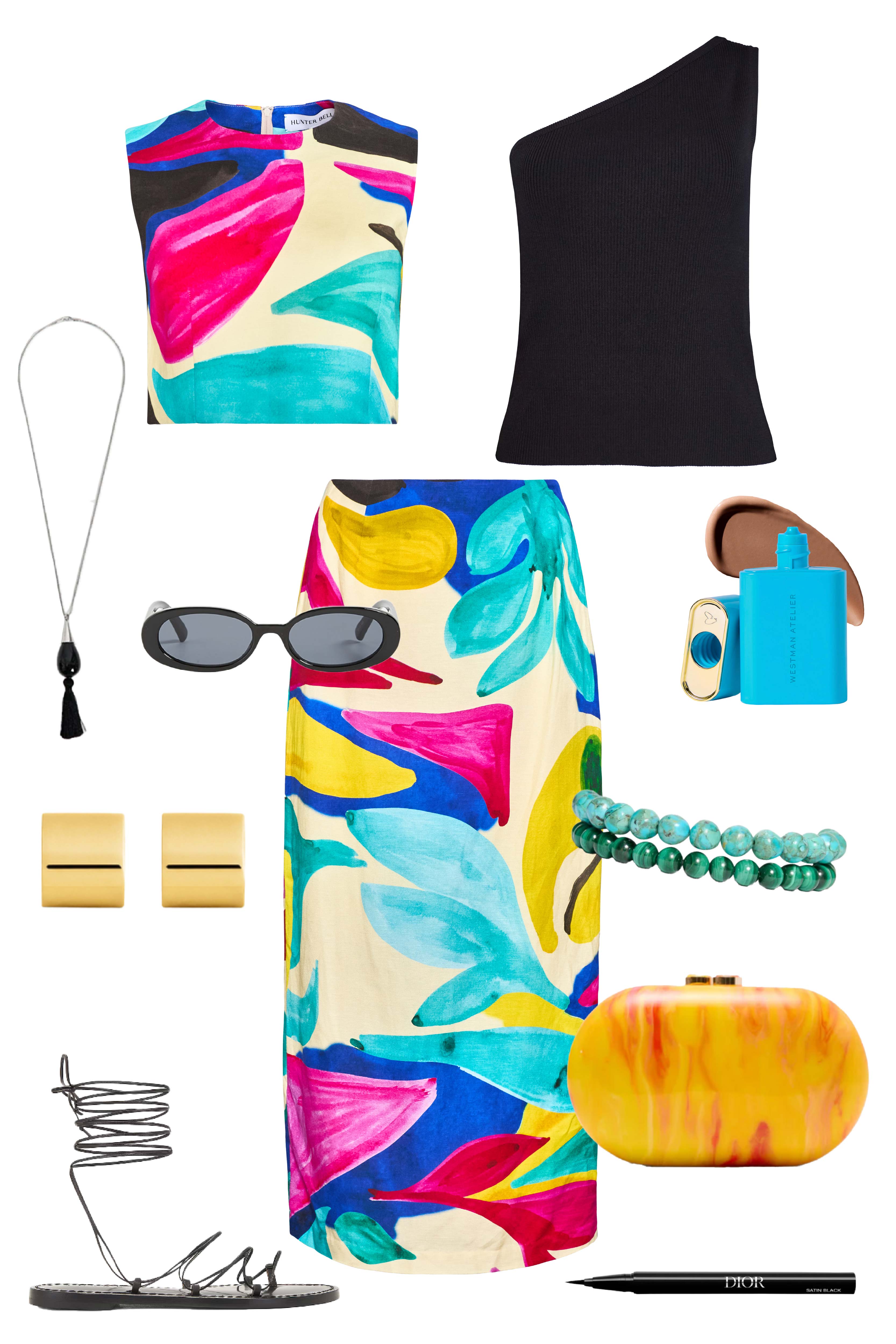 Lynne Skirt | Spring Linen Pencil Skirt | Hunter Bell