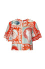 The Maeve Top in Lost at Sea print.