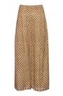 The Cunningham pant in Coconut Sand Dot.