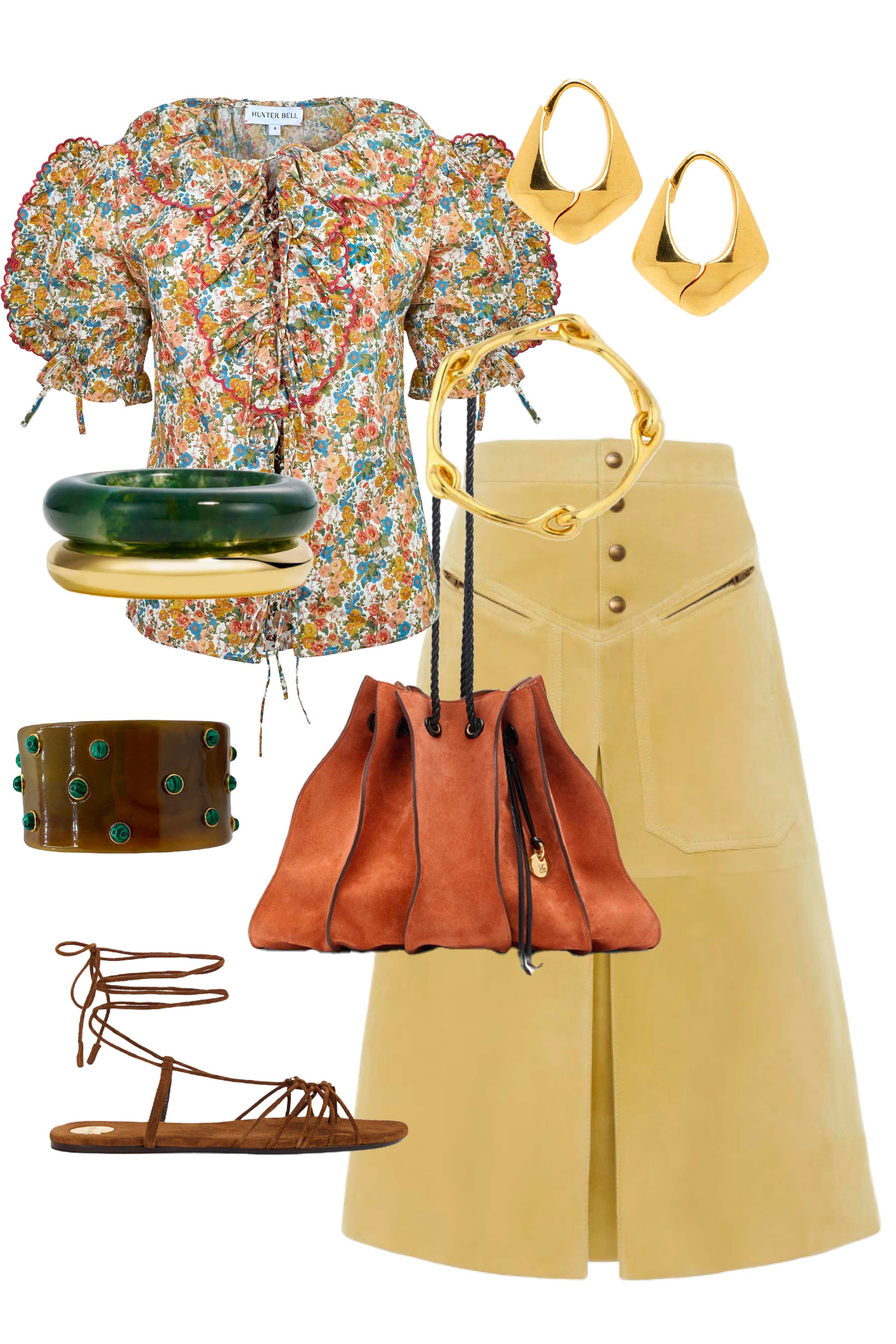 Marigold Top in Gertrude styled.