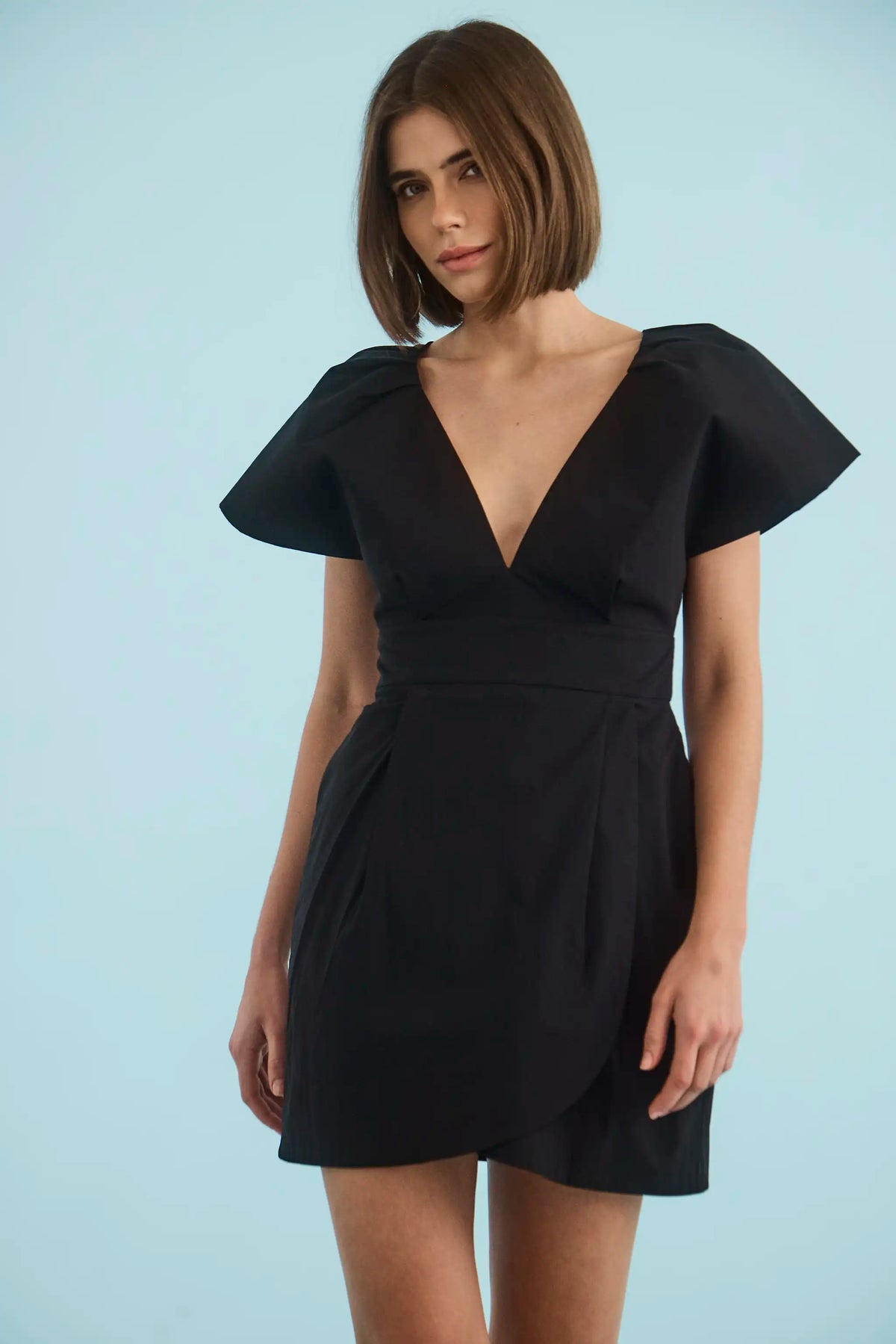 The Maris Dress in Onyx.