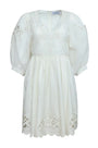 The Maya Dress in white.