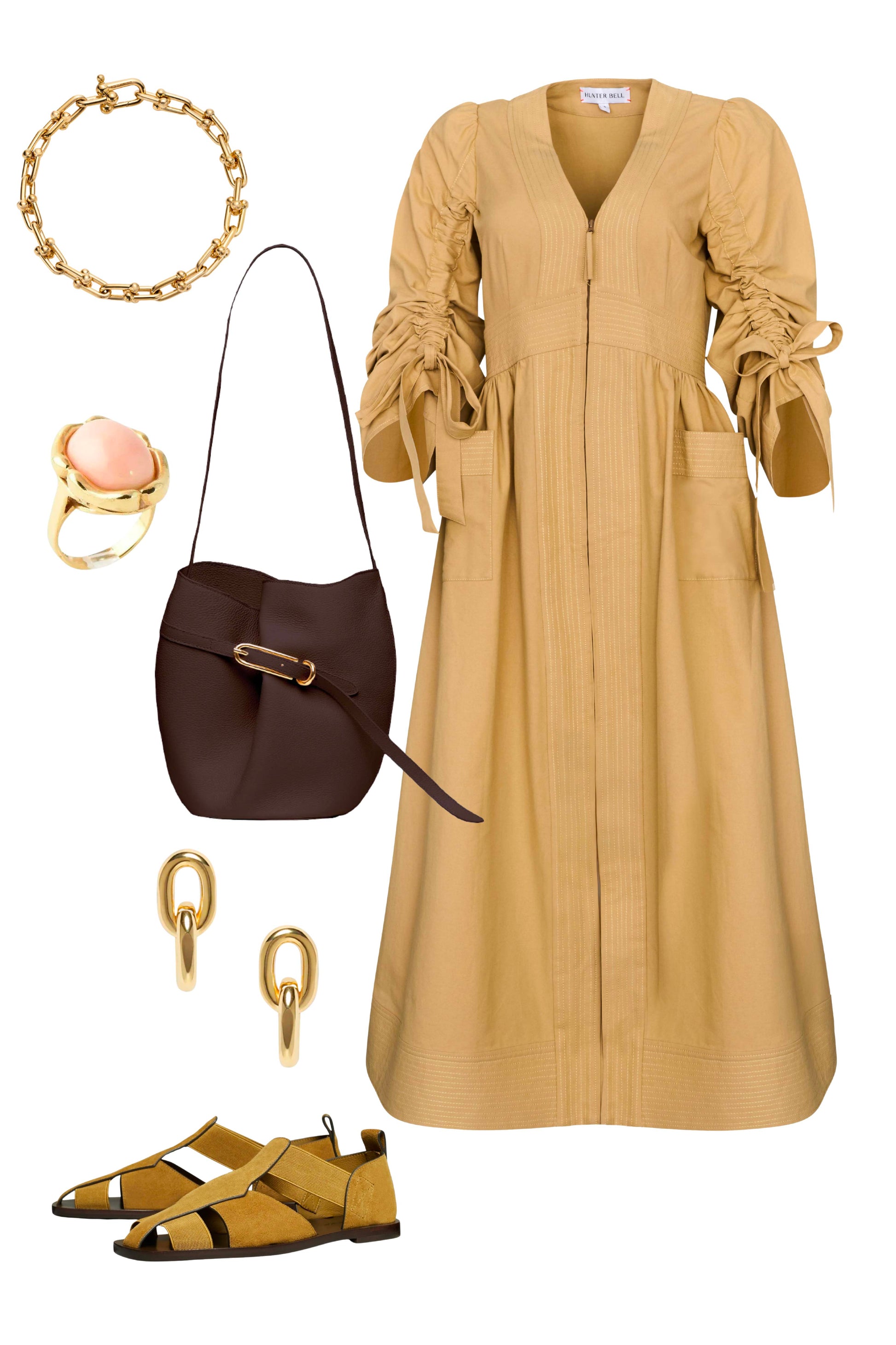 Lavin Dress | V-neck Midi Dress | Hunter Bell Lavin Dress | V-neck Midi Dress | Hunter Bell