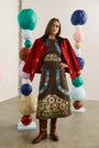 The Moira Dress in High Country Tweed paired with the Keegan Toggle Jacket. 