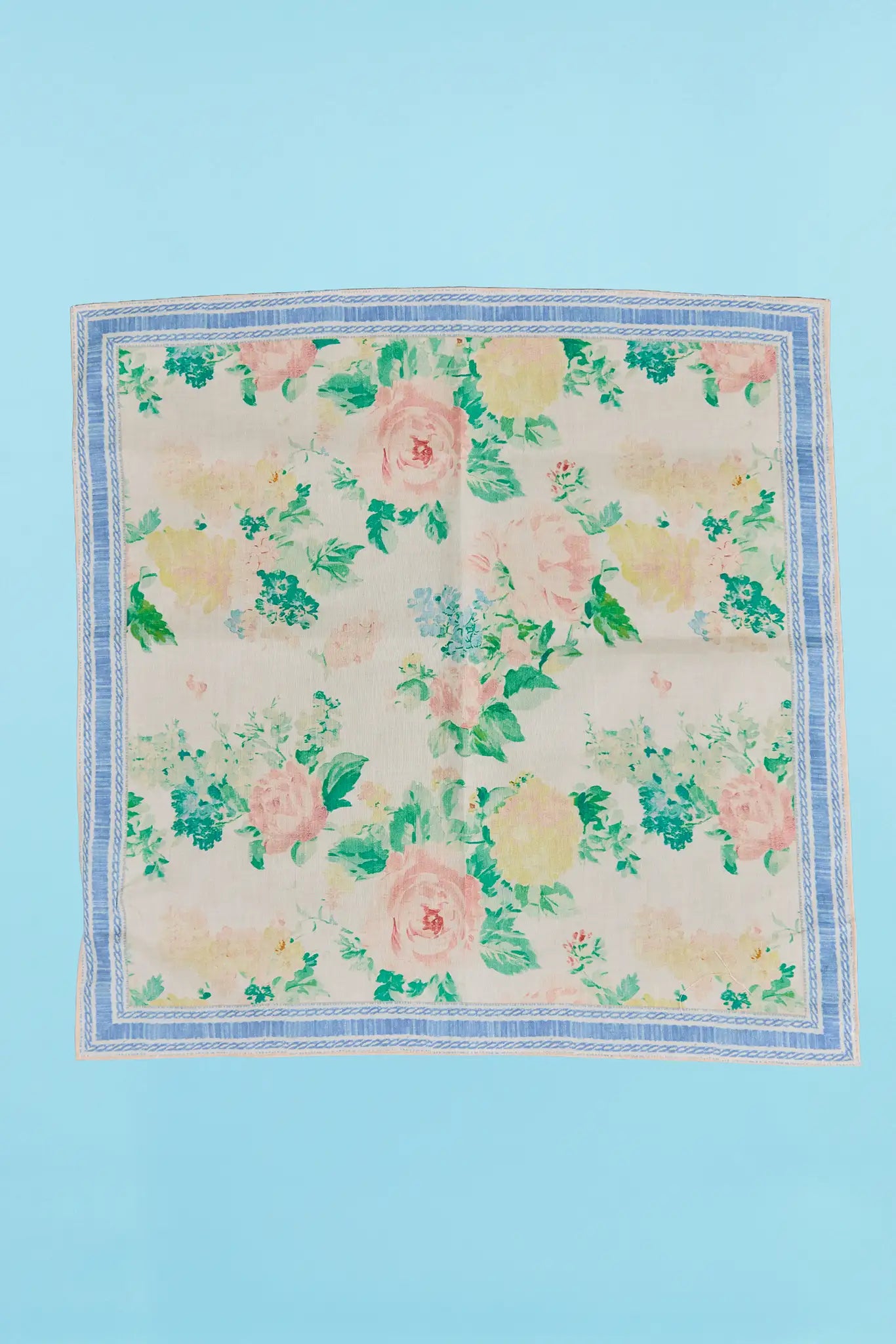 Floral Cotton Napkins, 18" x 18", in Garden Rose Peony print.