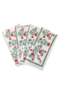 The Camellia Napkin Set in Camellia Ivory. 