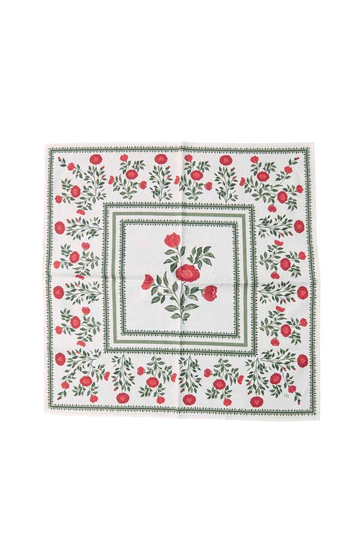 The Camellia Napkin in Camellia Ivory. 