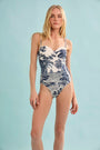 The Nevis One Piece in Bermuda Toile.