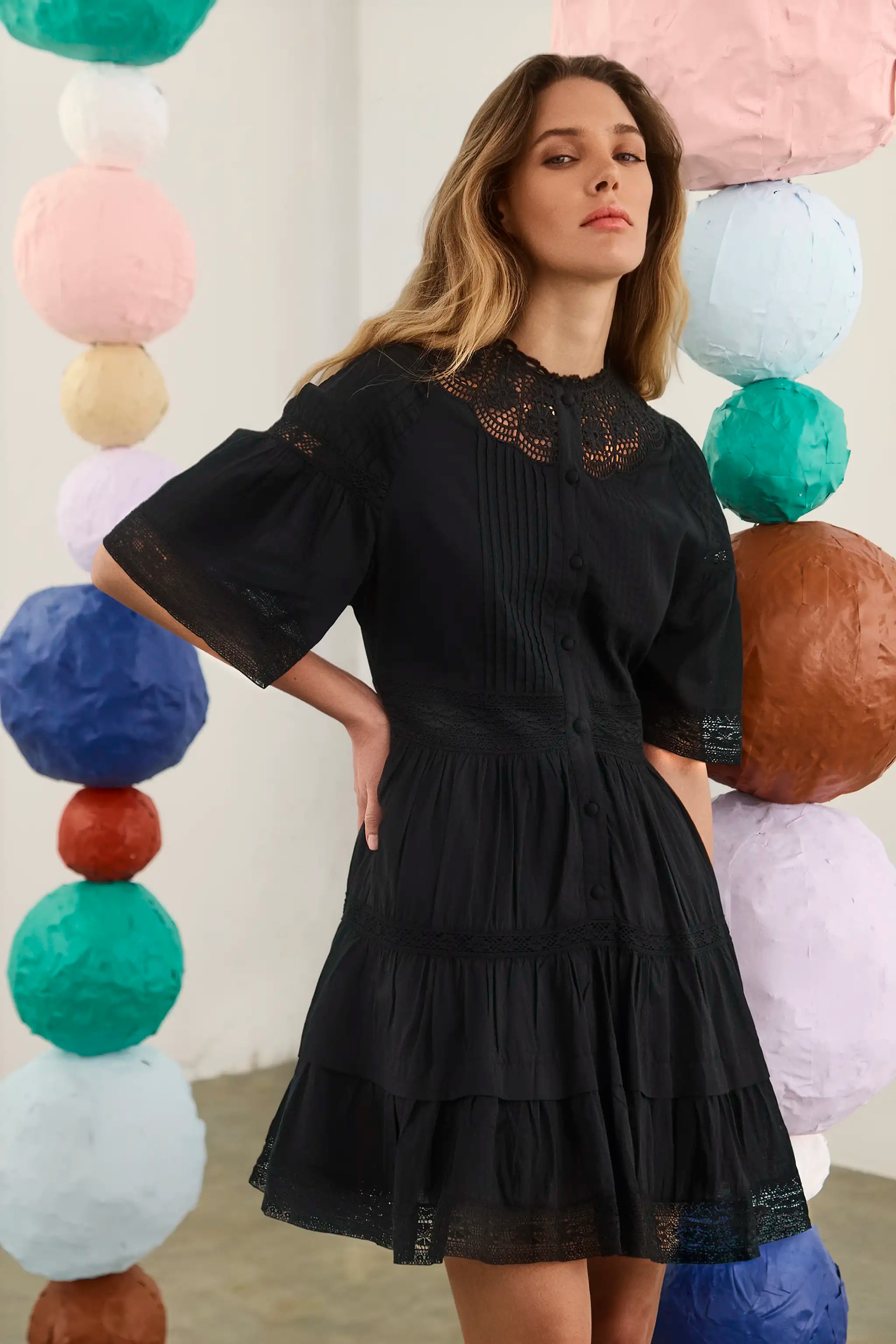 The Newton Dress in Onyx. 