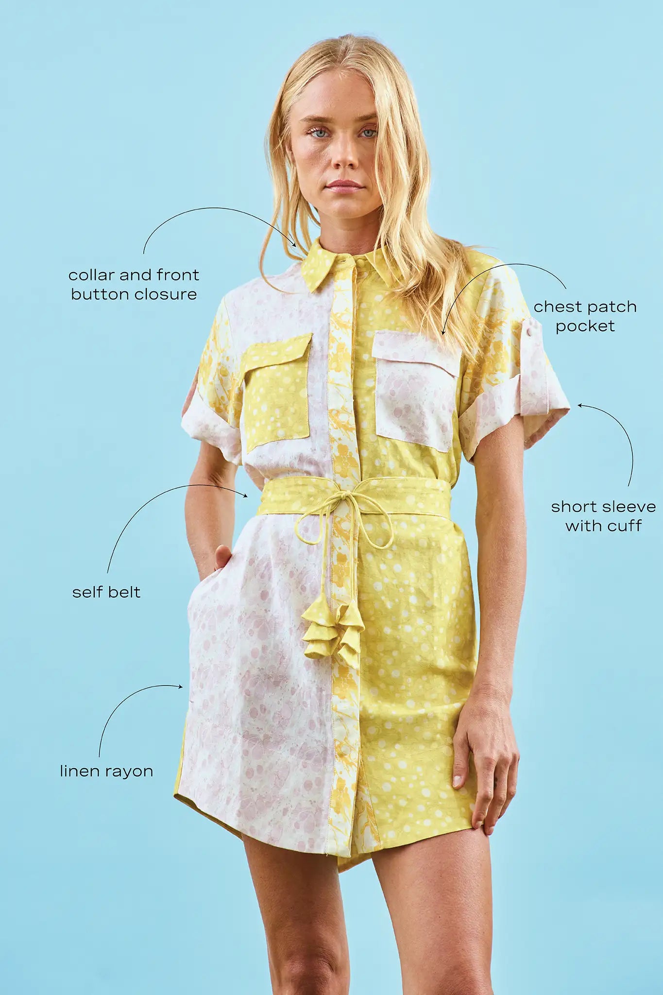 Nicole Dress | Modern Shirt Dress