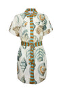 The Nicole Dress in Somers Shell Cream. 