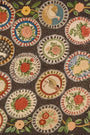Close up of the Oversized Scarf in Found Heirloom.