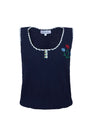 The Paget Tank in Navy. 