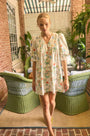The Paige Dress in Falling Blossom on model