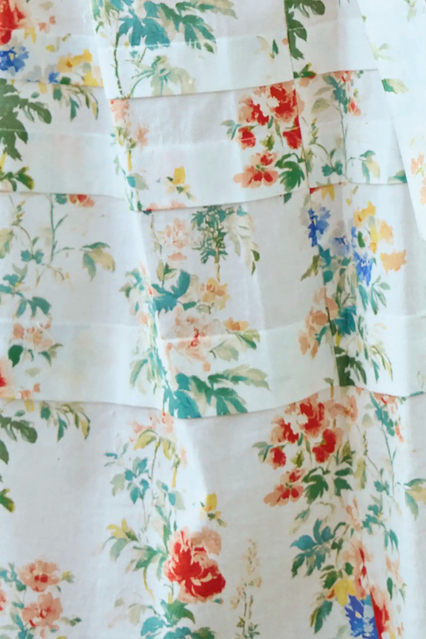 The Paige Dress in Falling Blossom on model