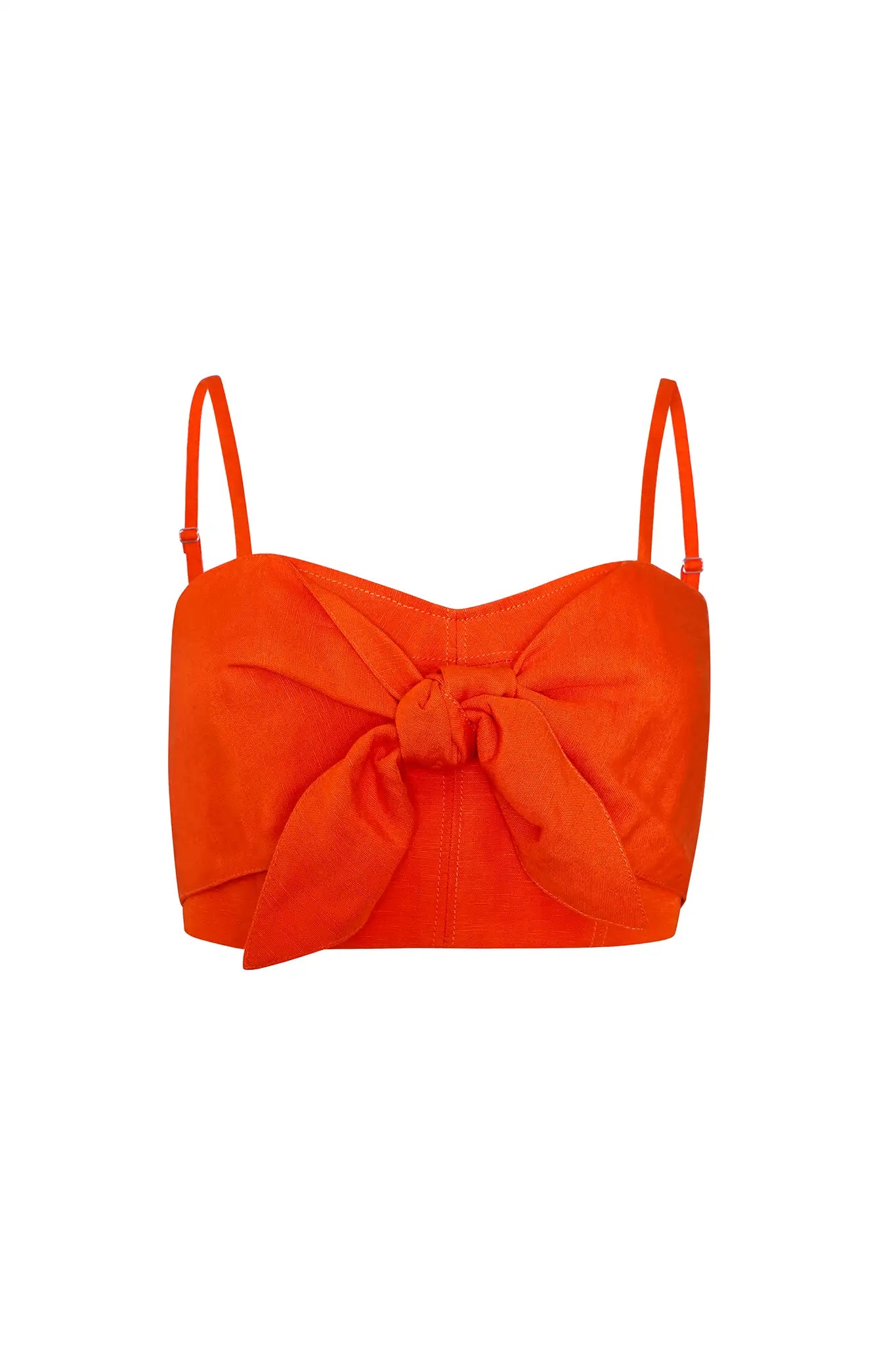 The Pearl Top in Tangerine Tango 