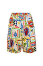 The Ginny Bermuda Shorts in Coastal Conversation