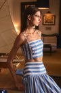 The Pepper Top and Alyssa Skirt in Sailing Stripe 