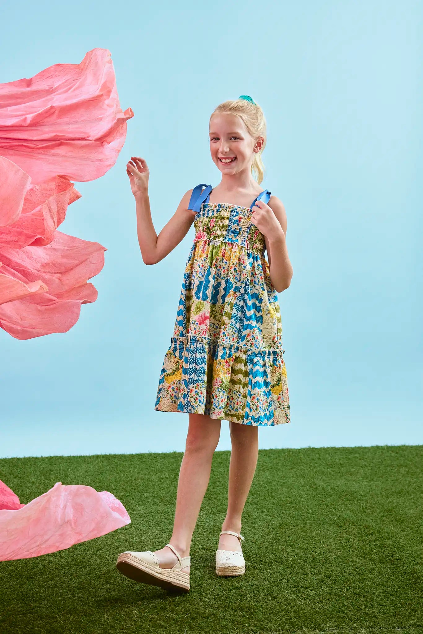 The Reese Dress in Morning Glory