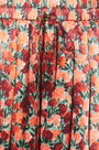Close up of the Whisper Pant in Crimson Blossom.