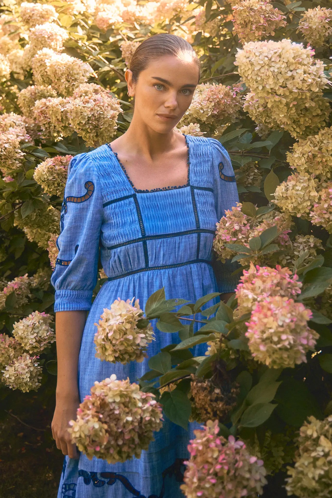 Rowe Dress | Embroidered Midi Dress | Hunter Bell Rowe Dress | Embroidered Midi Dress | Hunter Bell