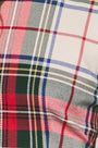 Close up of the Ridley Pant in Kensington Plaid Crimson.