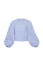 The Rue Blouse in Starlight Embellished Stripe.