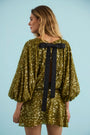 The Salter Mini Dress in Moss Sequin. 
